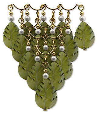 Fifteen leaf components linked together